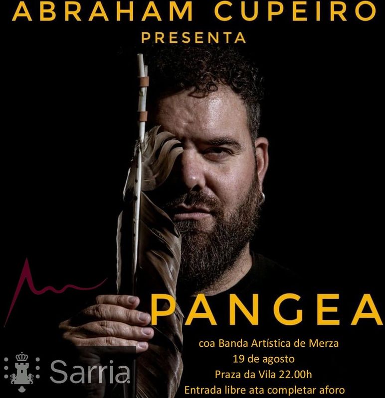 Cartel da presentación do disco Pangea de Abraham Cupeiro