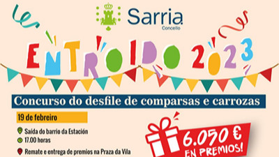 Concurso de desfile de comparsas e carrozas