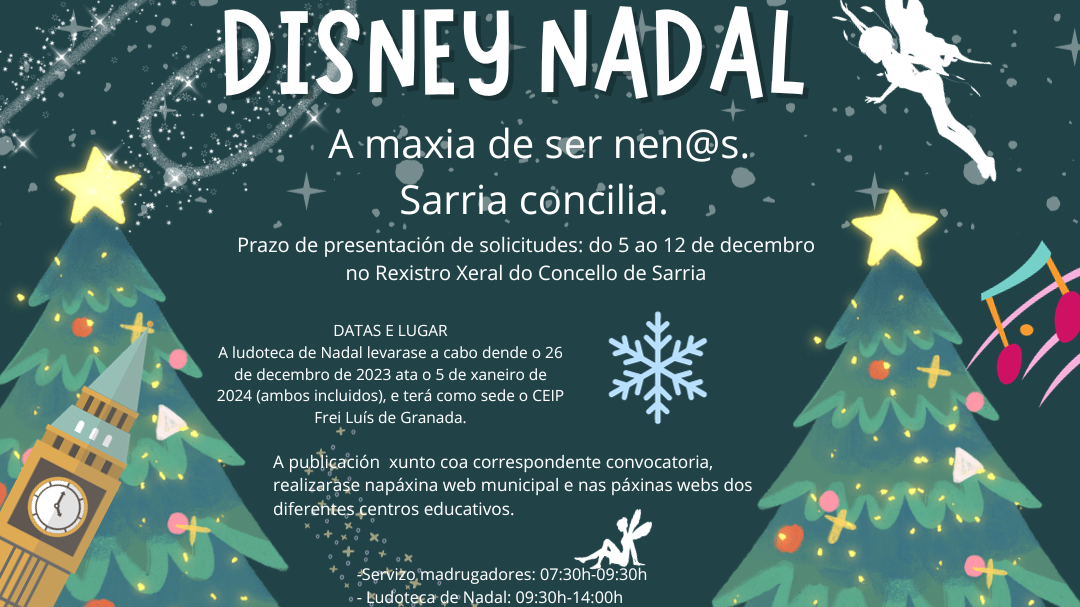 Ludoteca de Nadal 2023. Programa Sarria Concilia