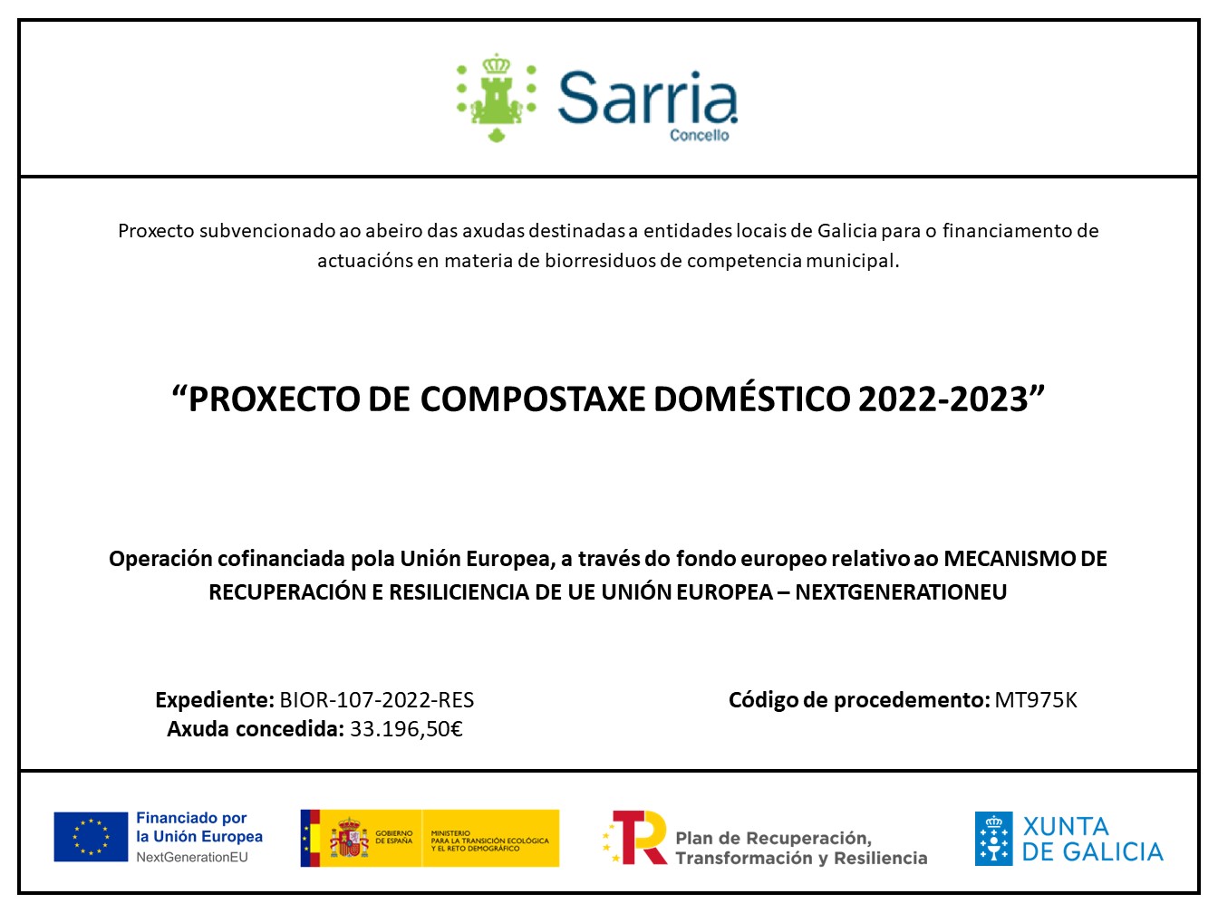 Proxecto compostaxe doméstico